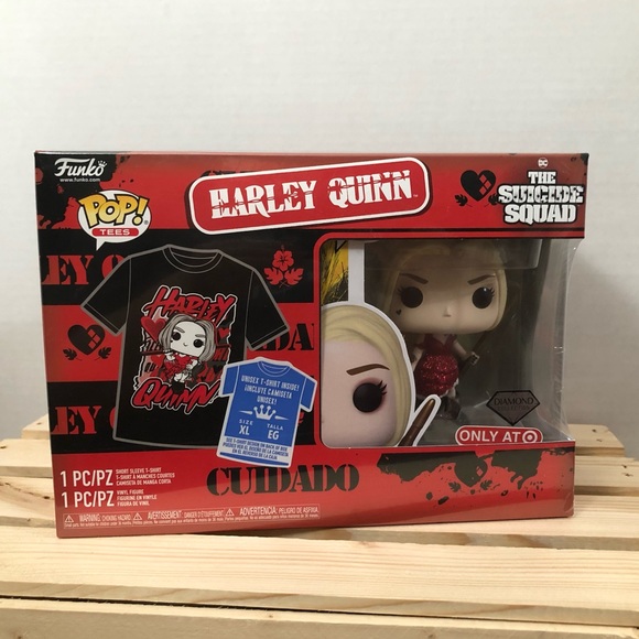 Funko Pop! & Tee The Suicide Squad Harley Quinn